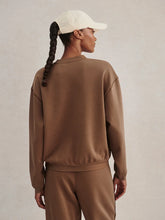 Varley Coralie Crew Neck Sweat - Teak Olive