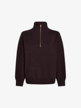 Varley Hawley Half Zip Sweat - Coffee Bean