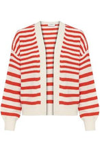 Saint Tropez Ibenmei Open Cardigan - Flame Scarlet