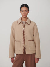 Varley Ruiko Zip Through Fleece - Light Taupe