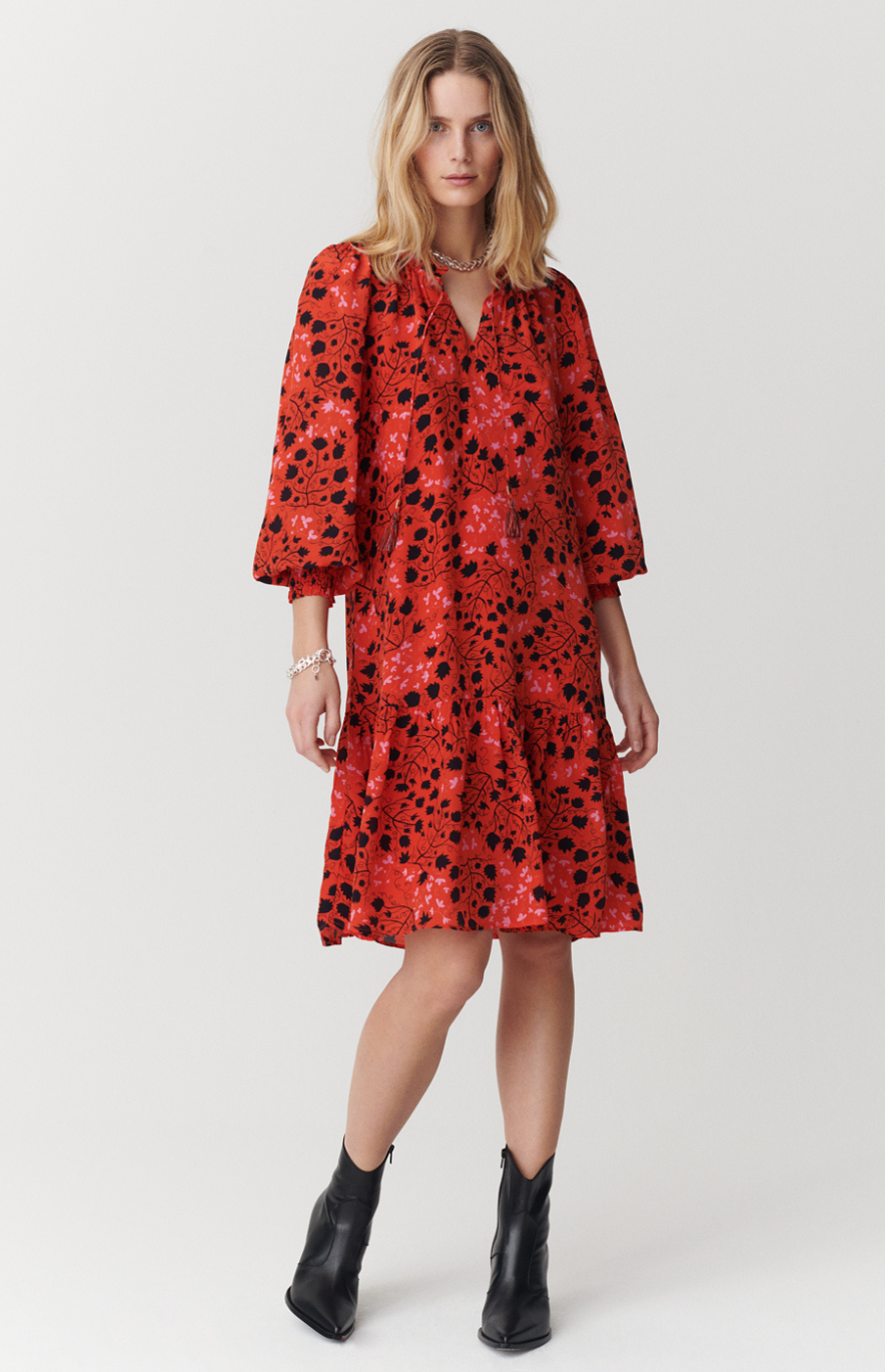 Moliin Ollie Dress - Red Alert