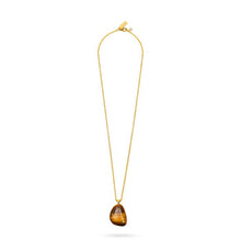 Talis Chains Rock Stone Pendant Necklace - Tiger's Eye