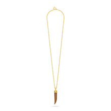 Talis Chains Tusk Pendant Necklace - Smokey Quartz