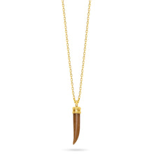 Talis Chains Tusk Pendant Necklace - Smokey Quartz