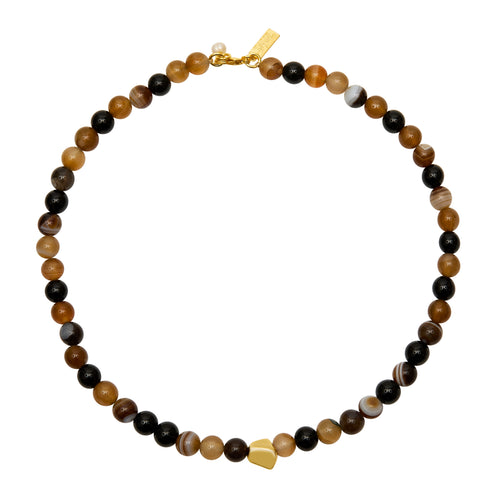 Talis Chains Tokyo Choker Multi - Espresso