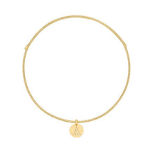 Talis Chains Custom Initial Necklace - Brown/Silver/Gold