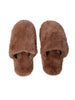 Black Colour Blaze Slippers - Espresso