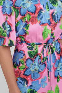 Numph NuGabby Dress - Fuchsia
