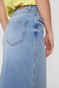 Numph NuToronto Skirt - Medium Blue Denim