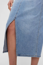 Numph NuToronto Skirt - Medium Blue Denim