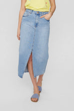 Numph NuToronto Skirt - Medium Blue Denim