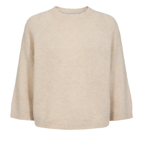 Numph Nuriette Selma Pullover - Gray Morn