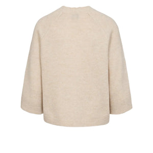 Numph Nuriette Selma Pullover - Gray Morn