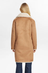 Numph NuElliot Reversible Coat - Cognac