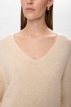 Numph Nurietta V Neck Pullover - Grey Morn