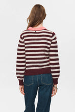 Numph NuCiara Riette Stripe Pullover - Winetasting