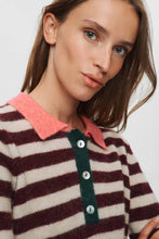 Numph NuCiara Riette Stripe Pullover - Winetasting