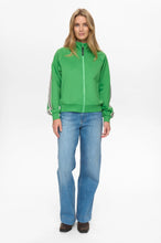 Numph NuSenada Zip Cardigan - Vibrant Green