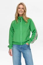 Numph NuSenada Zip Cardigan - Vibrant Green