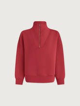 Varley Hawley Half Zip Sweat - Rich Raspberry