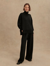 Varley Barker High Neck Sweat -  Black