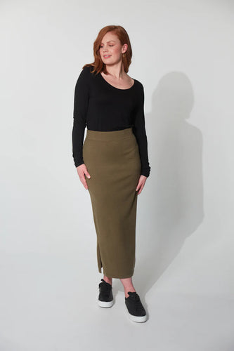 Haven Nikolai Knit Skirt - Fern