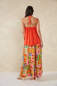 Haven Portofino Halter Top - Aperol