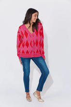 Haven Casablanca Lurex Cardigan - Chilli/Pink