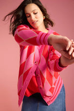 Haven Casablanca Lurex Cardigan - Chilli/Pink