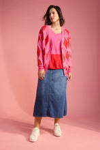 Haven Casablanca Lurex Cardigan - Chilli/Pink