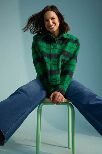 Haven Daytona Crop Jacket - Oasis