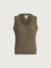 Varley Aldcroft Stitch Knit Tank - Olivine