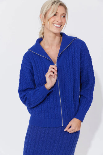 Haven Cadiz Zip Jumper - Cobalt