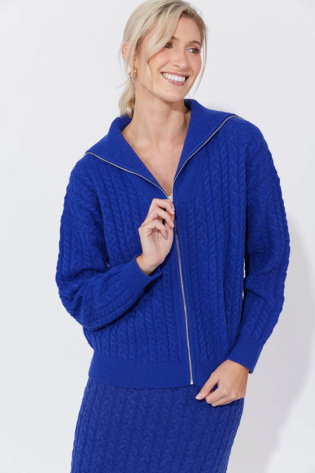 Haven Cadiz Zip Jumper - Cobalt