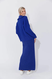 Haven Cadiz Zip Jumper - Cobalt