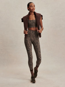 Varley FreeSoft High-Rise Legging 25" - Brown Contrast Cheetah