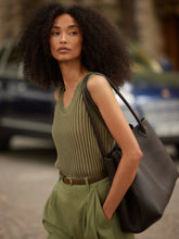 Varley Aldcroft Stitch Knit Tank - Olivine