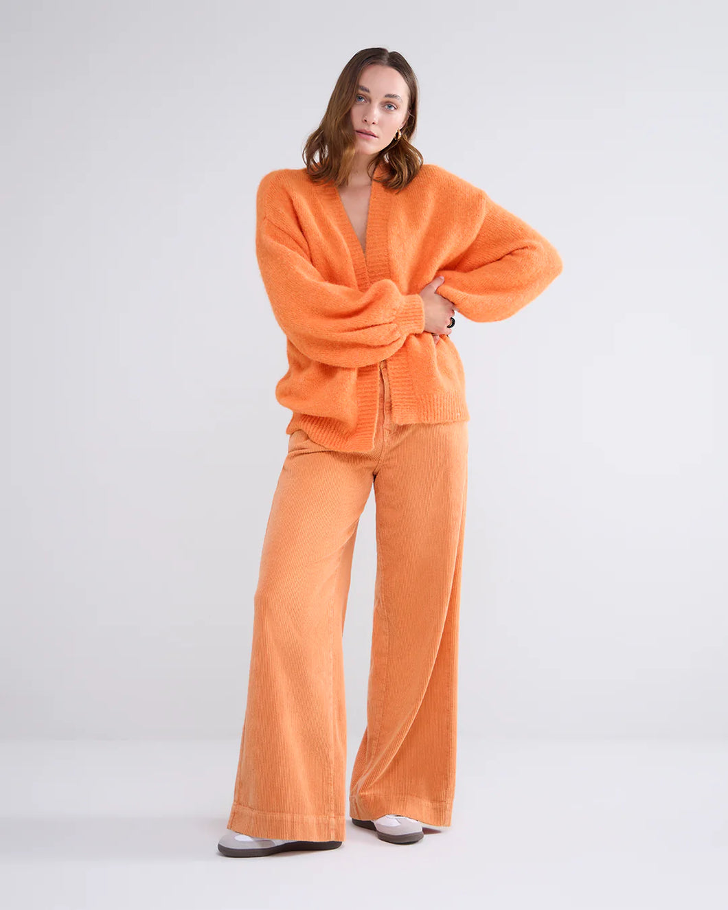 Summum Woman Cozy Cardigan - Orange