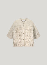 Summum Woman Cardigan With Fringes - Ivory