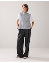 Embellished Spencer Cozy Melange Knit