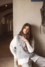 Embellished Spencer Cozy Melange Knit