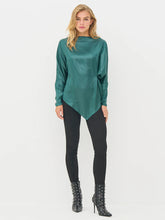 Nu Denmark Boel Blouse - Petrol Green