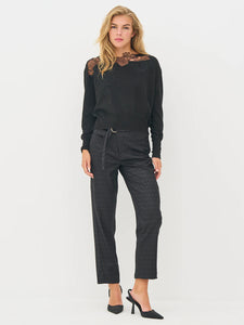 Nu Denmark Bobbi Blouse Knit - Black
