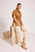 Eb&Ive Miramar Tie Shirt - Caramel