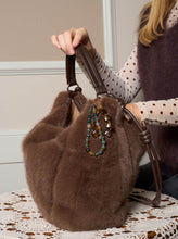 Black Colour Jane Soft Crossover Bag - Coffee