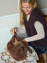 Black Colour Jane Soft Crossover Bag - Coffee