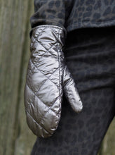 Black Colour Paloma Mittens - Gun
