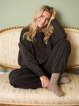 Black Colour Tea Sweatshirt - Dark Leopard