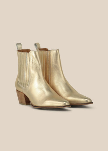 Summum Woman Cowboy Boots - Gold
