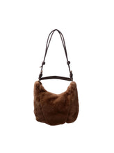 Black Colour Jane Soft Crossover Bag - Coffee